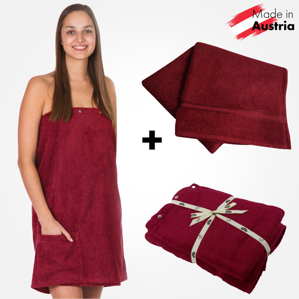 Damen Geschenkset - Saunatuch & Kilt