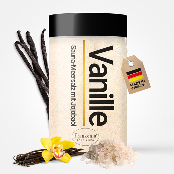 Premium Sauna Meersalz Peeling Vanille