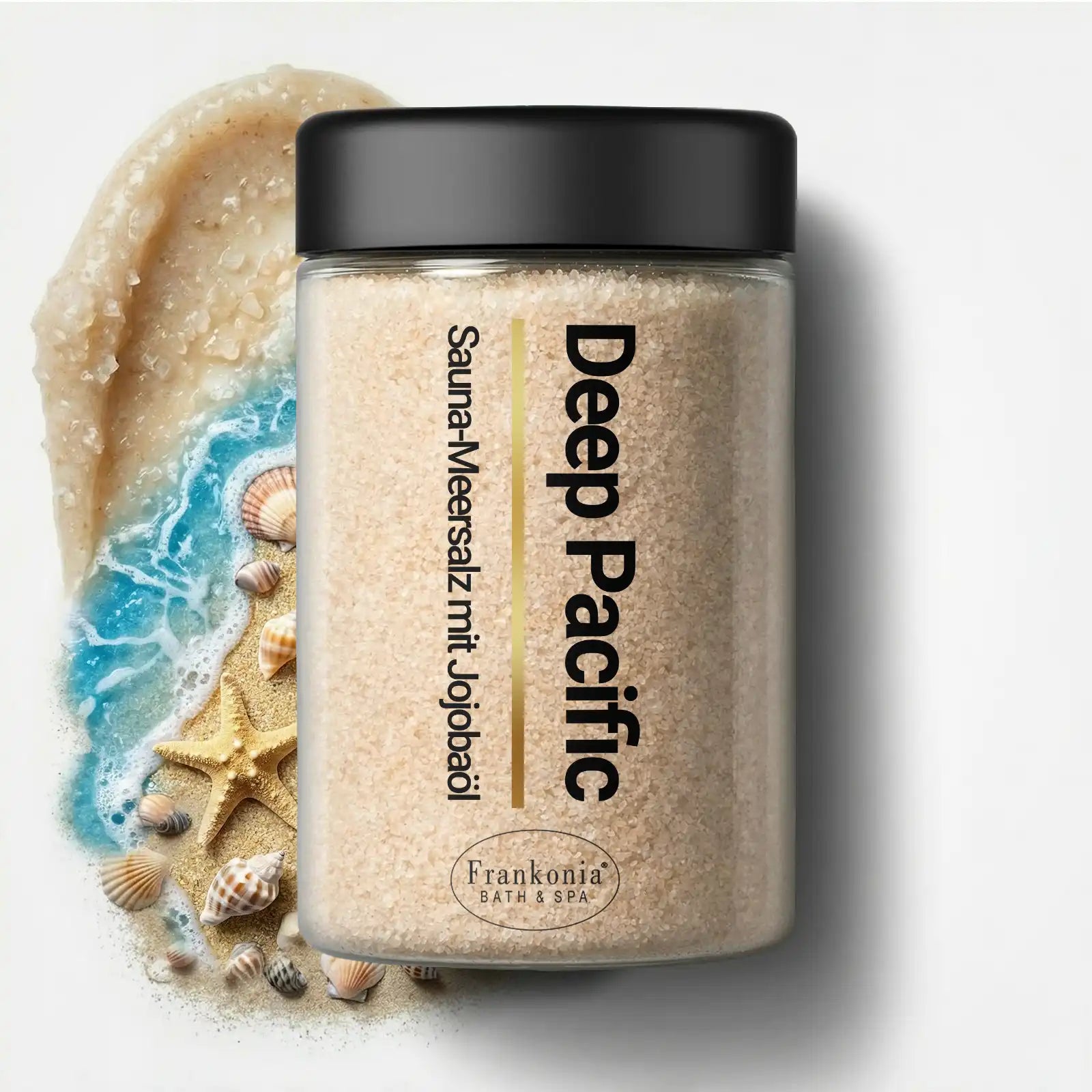 Premium sauna sea salt peeling Deep Pacific
