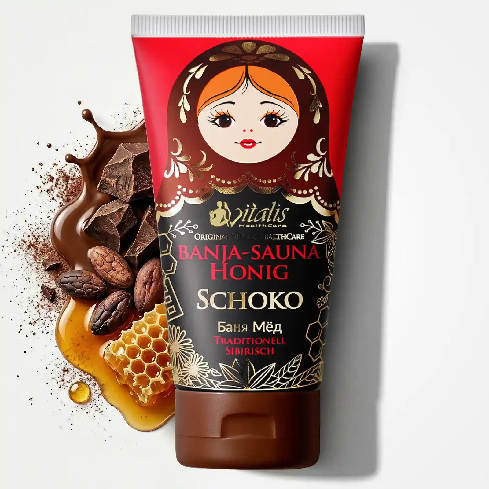 Sauna honey cream peeling “Chocolate”