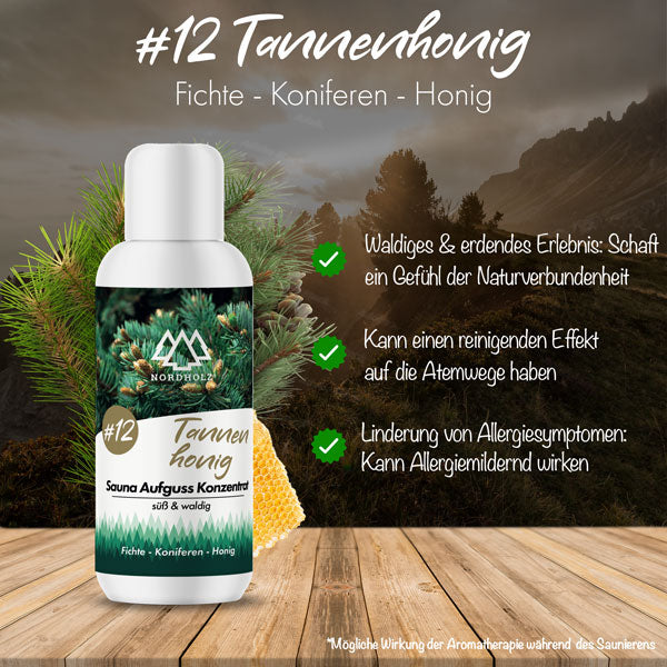 Sauna Aufguss Konzentrat #12 Tannenhonig