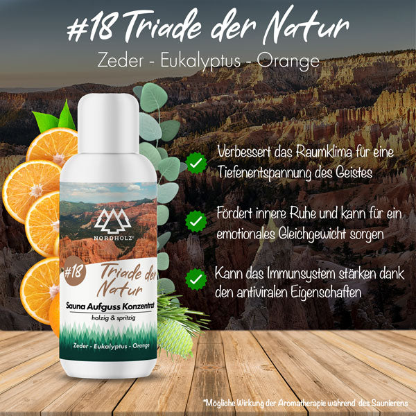 Sauna Aufguss Konzentrat #18 Triade der Natur