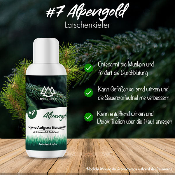 Sauna Aufguss Konzentrat #7 Alpengold 100ml