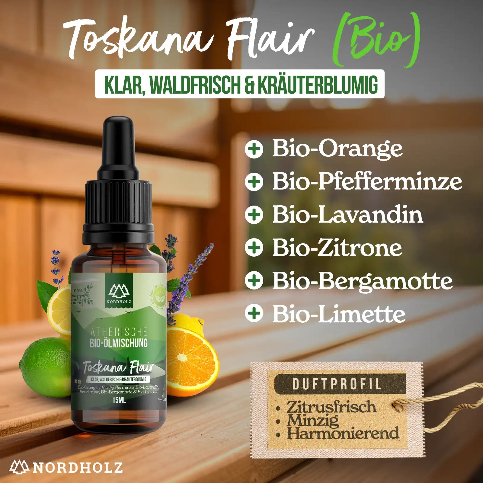 Bio Ätherisches Öl Toskana Flair
