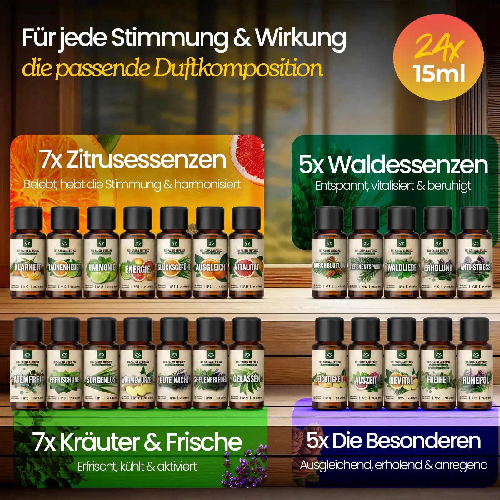 Bio-Sauna Aufguss Discovery Box Nordholz Saunazubehör