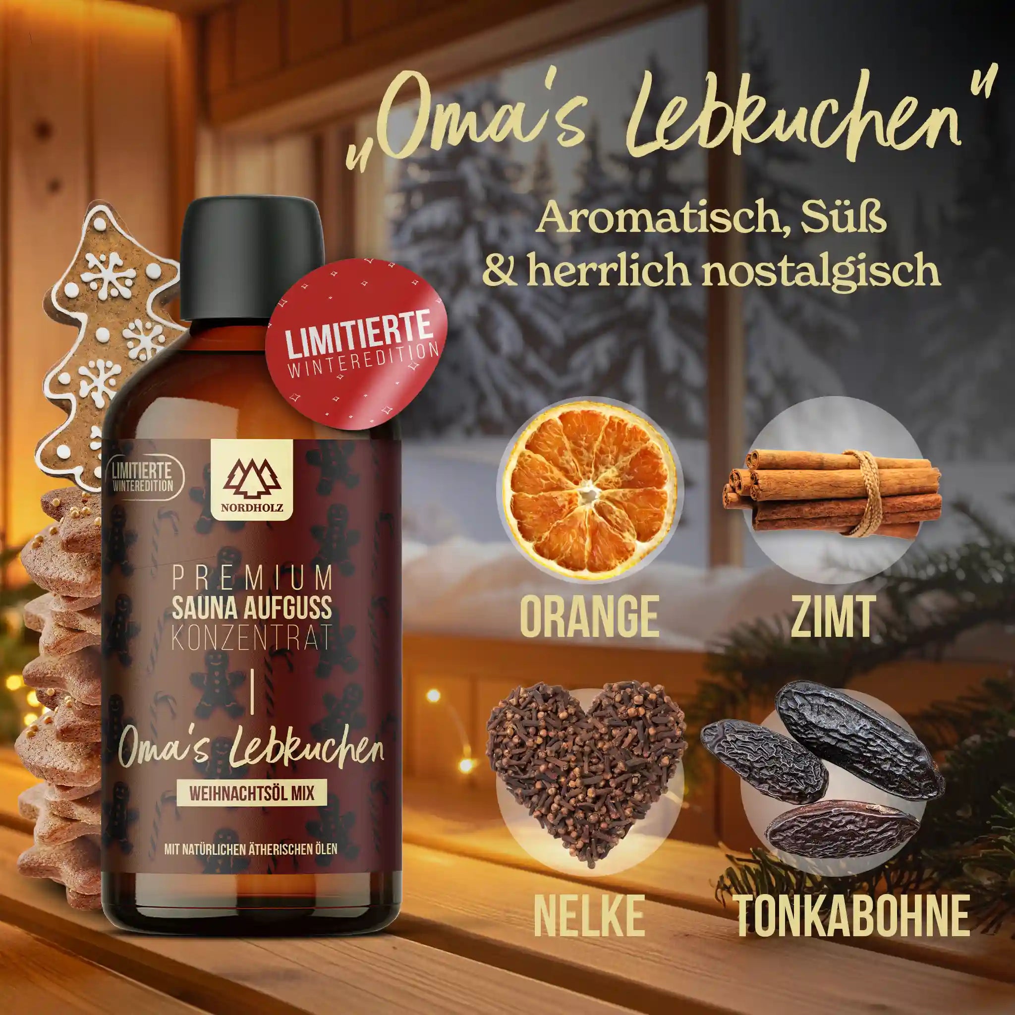 Sauna Aufguss #63 Oma's Lebkuchen