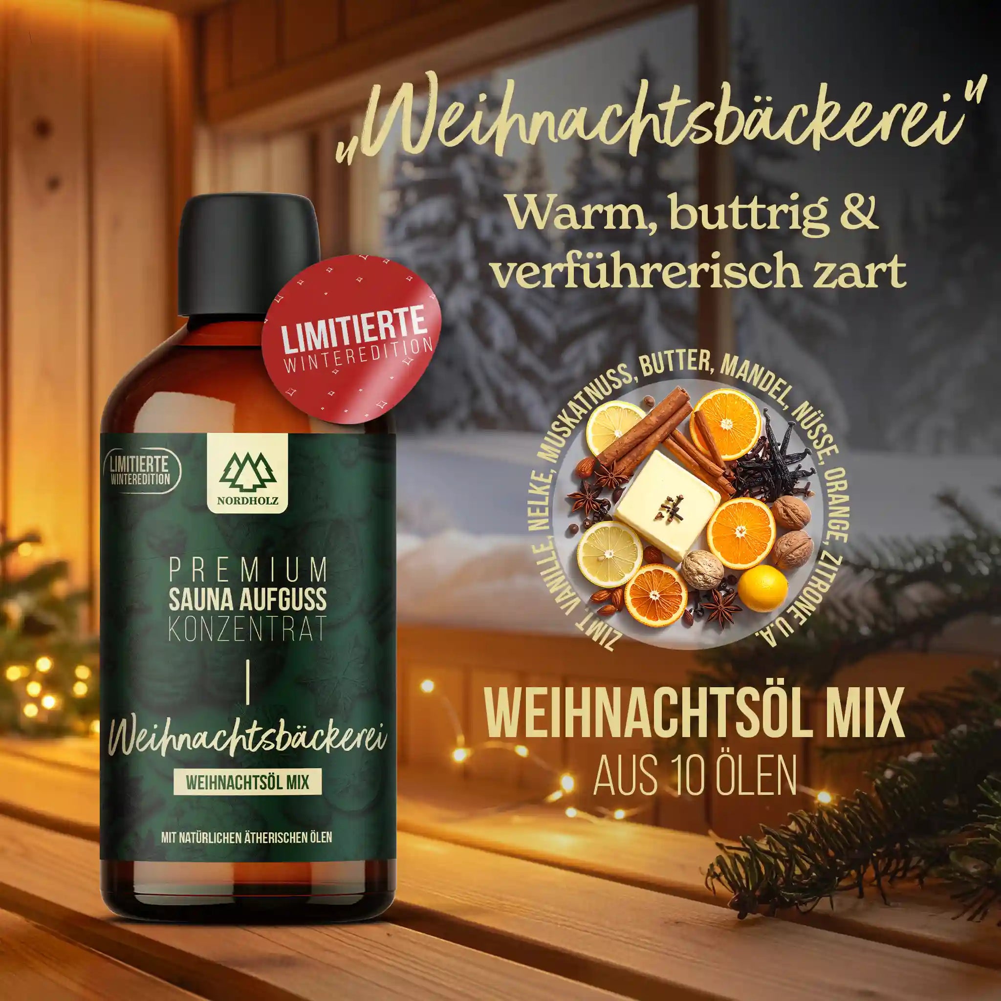 Sauna Aufguss #71 Weihnachtsbäckerei