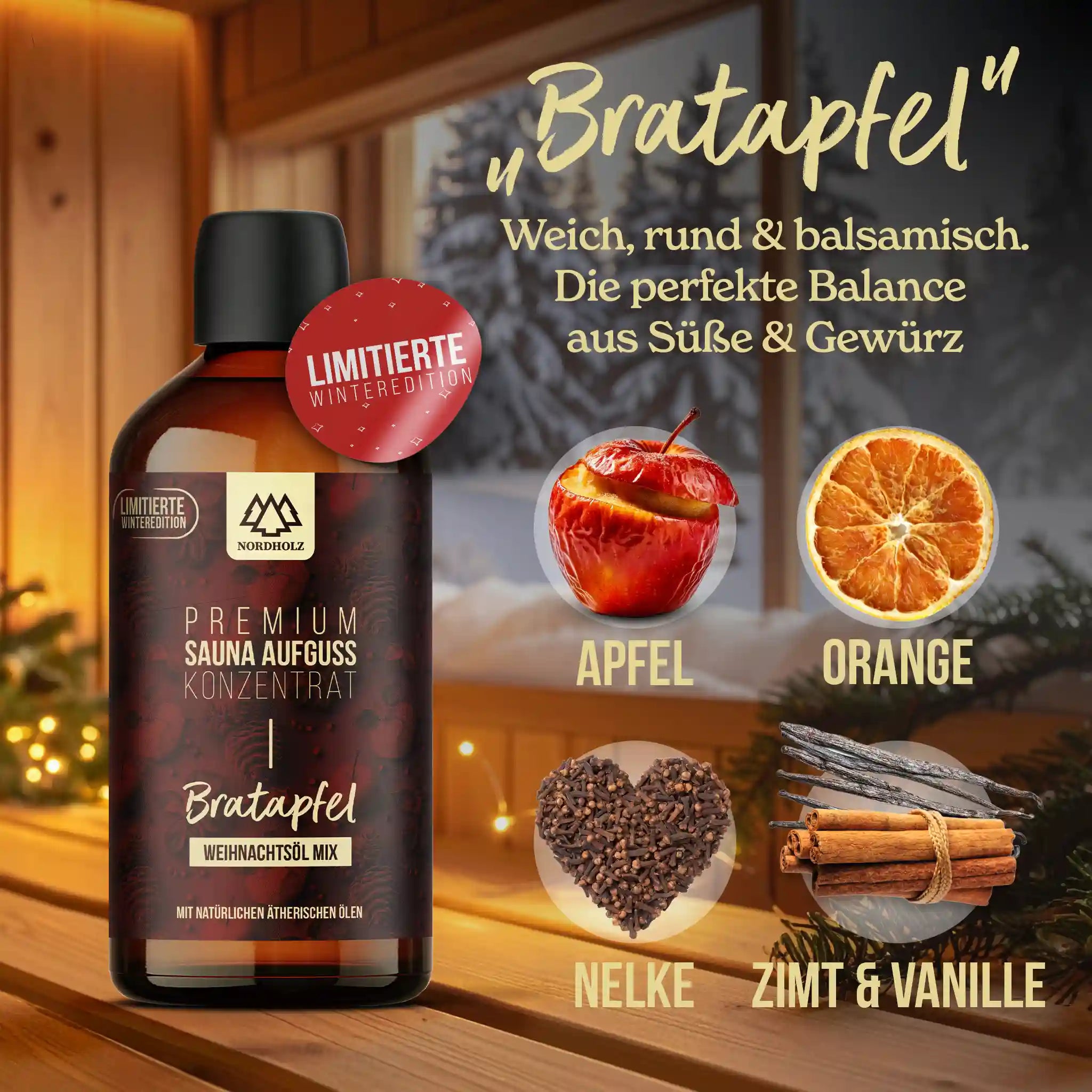 Sauna Aufguss #68 Bratapfel