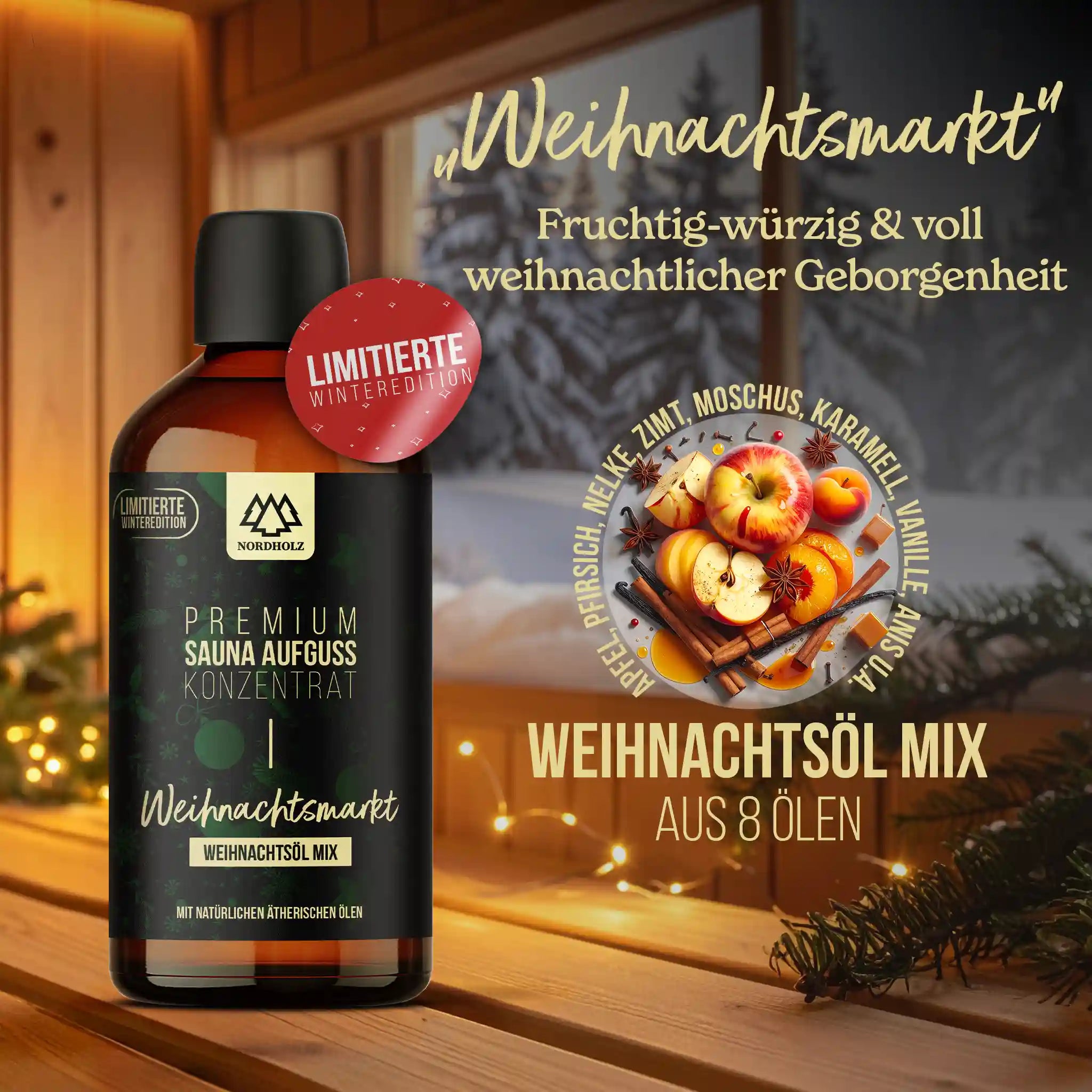 Sauna Aufguss #67 Weihnachtsmarkt