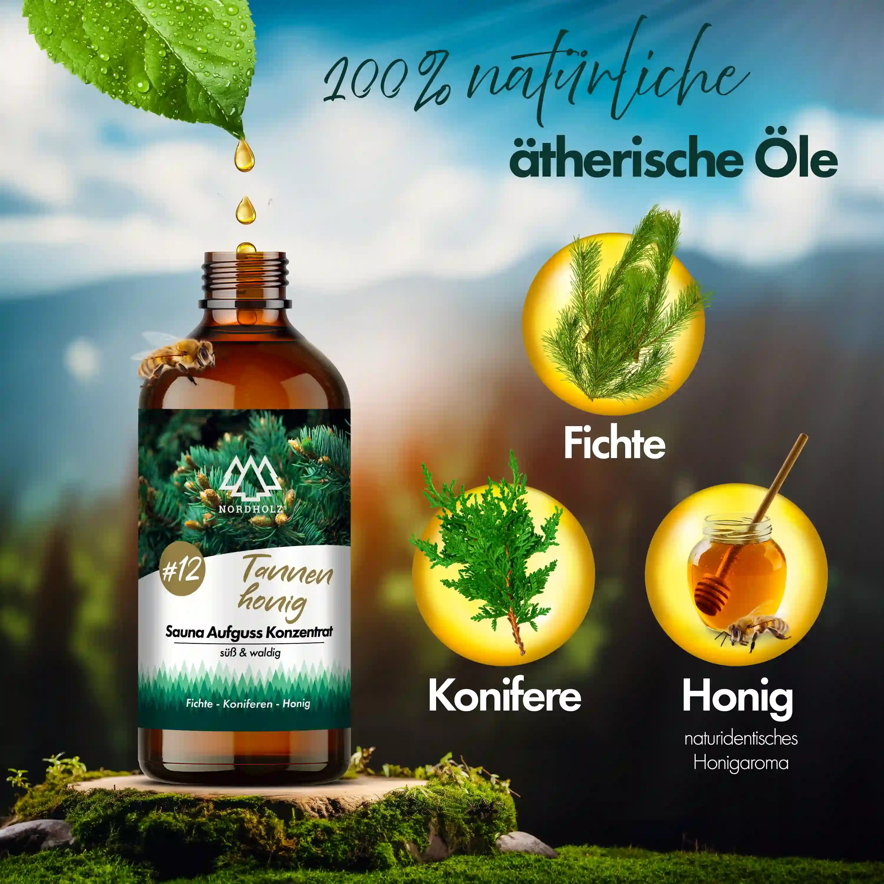 Sauna Aufguss Konzentrat #12 Tannenhonig