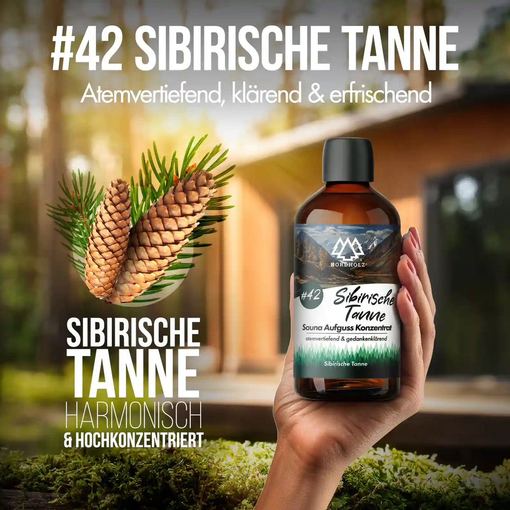 Sauna Aufguss Konzentrat Nr. 42 Sibirische Tanne Nordholz Saunazubehör