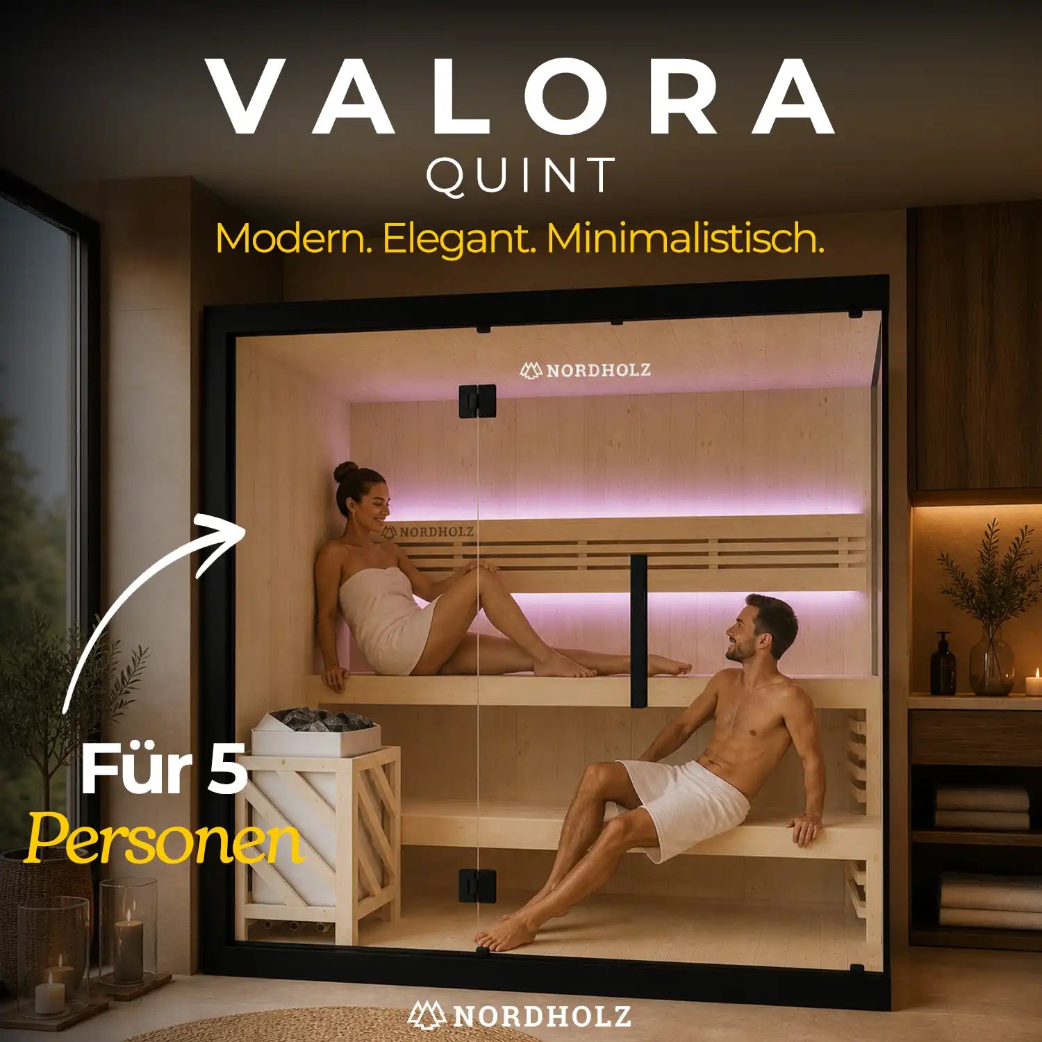 Innensauna "Valora - Quint"