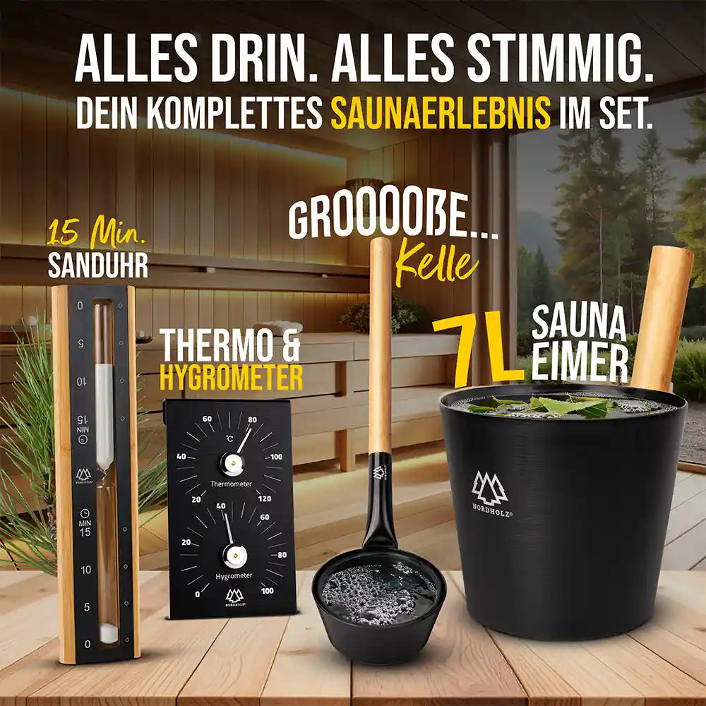 Sauna Starter Bundle Deluxe