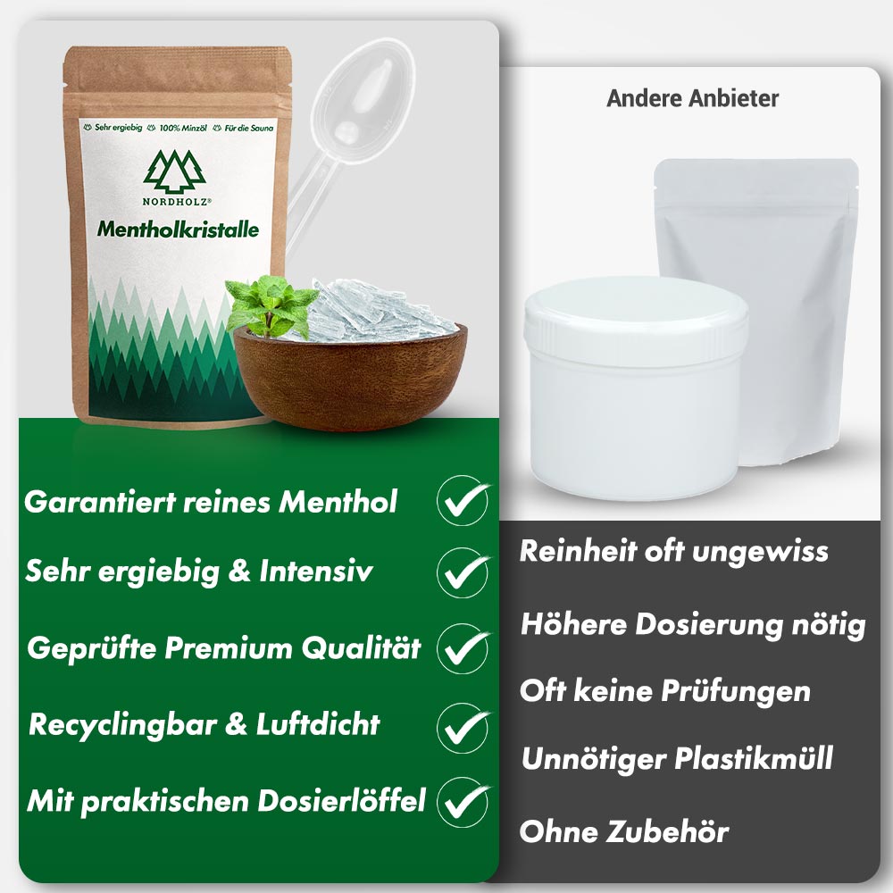 Sauna Mentholkristalle 1000g