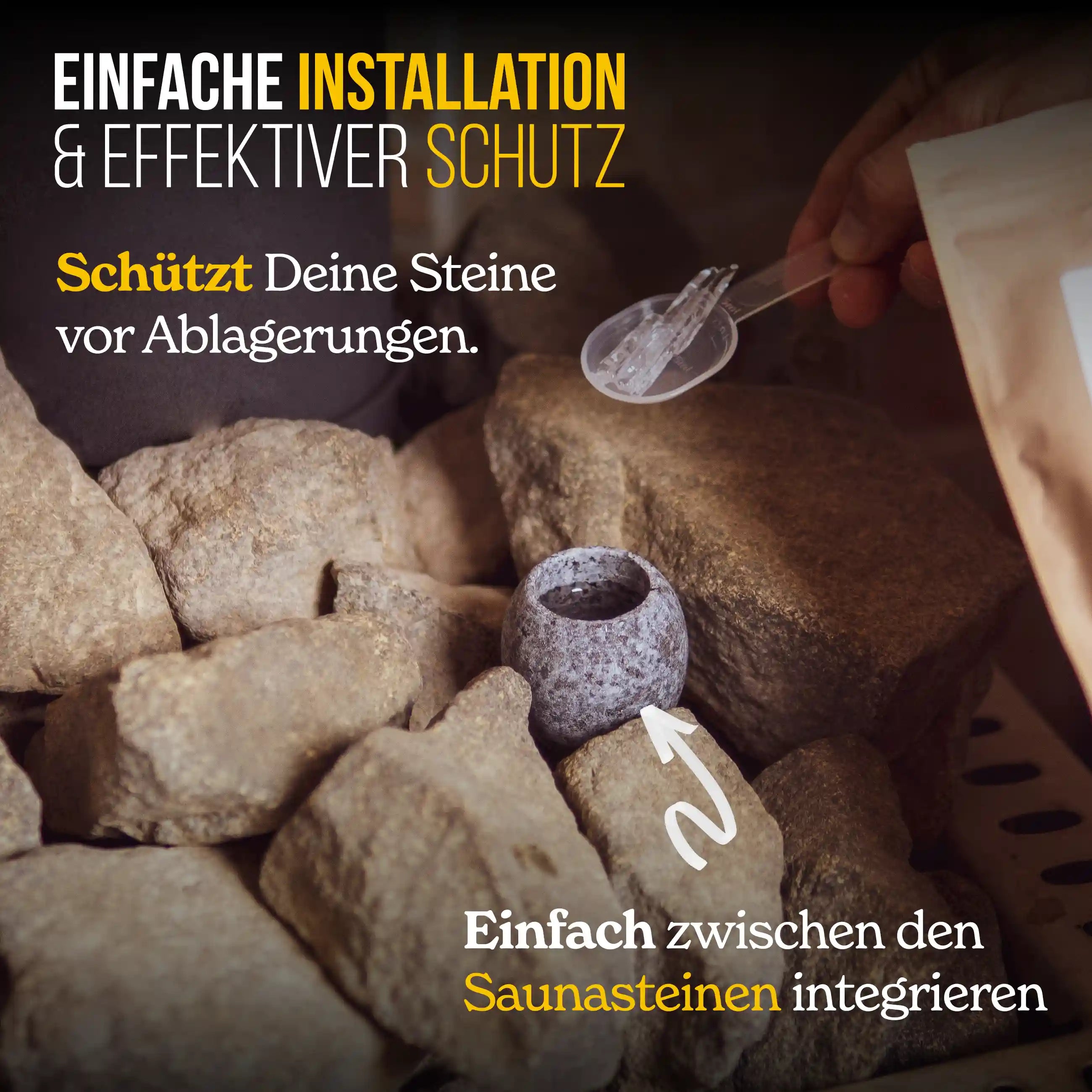 Sauna Aromaschale + Mentholkristalle 100g.