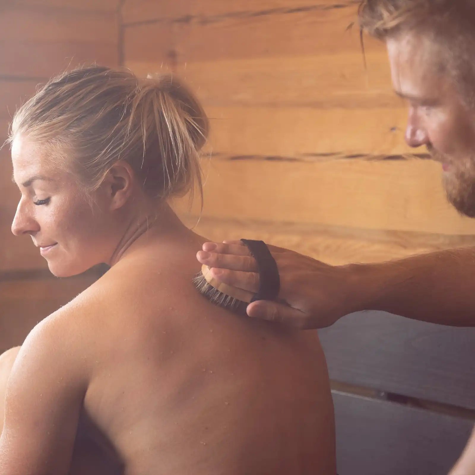 Sauna Bürste Lang