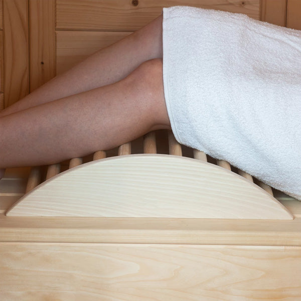 Ergonomische Sauna Beinsütze