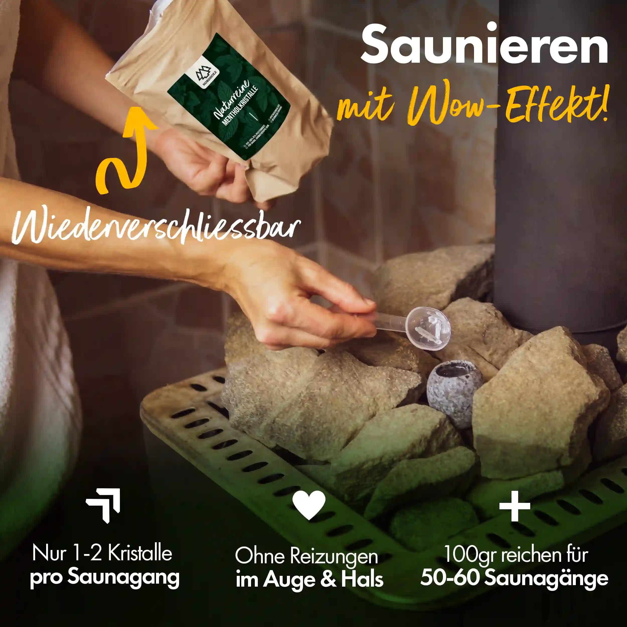Sauna Mentholkristalle
