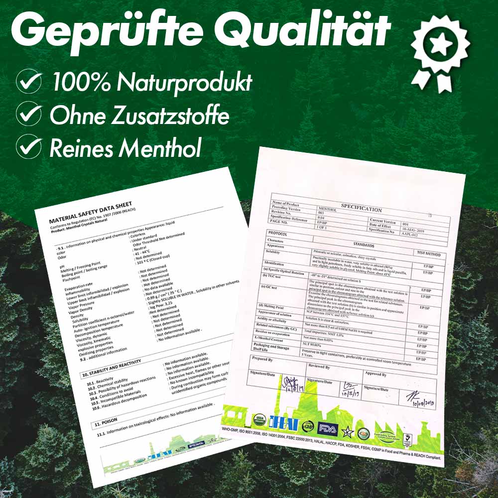 Sauna Mentholkristalle 1000g