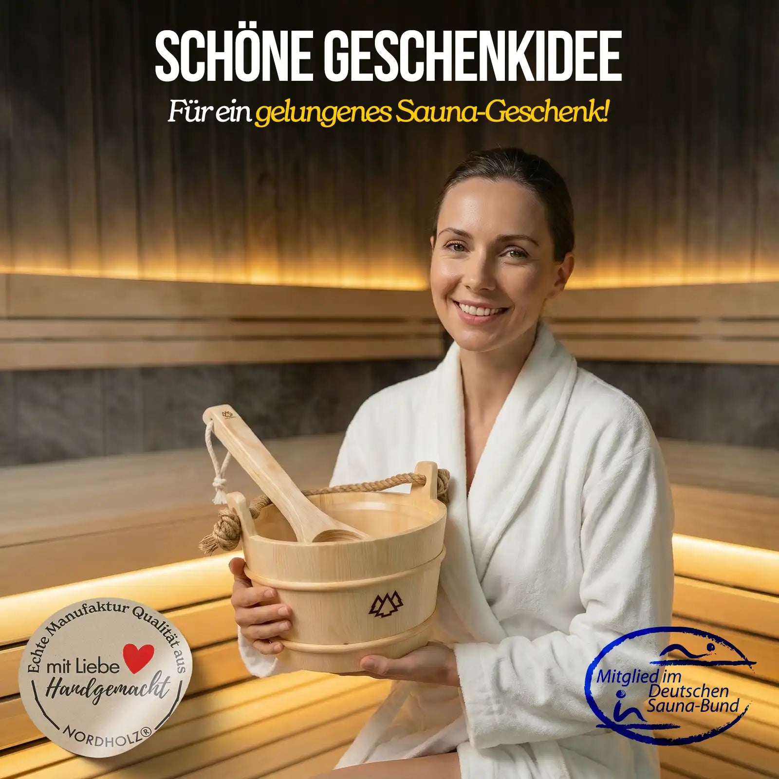 Sauna bucket (bucket, ladle)