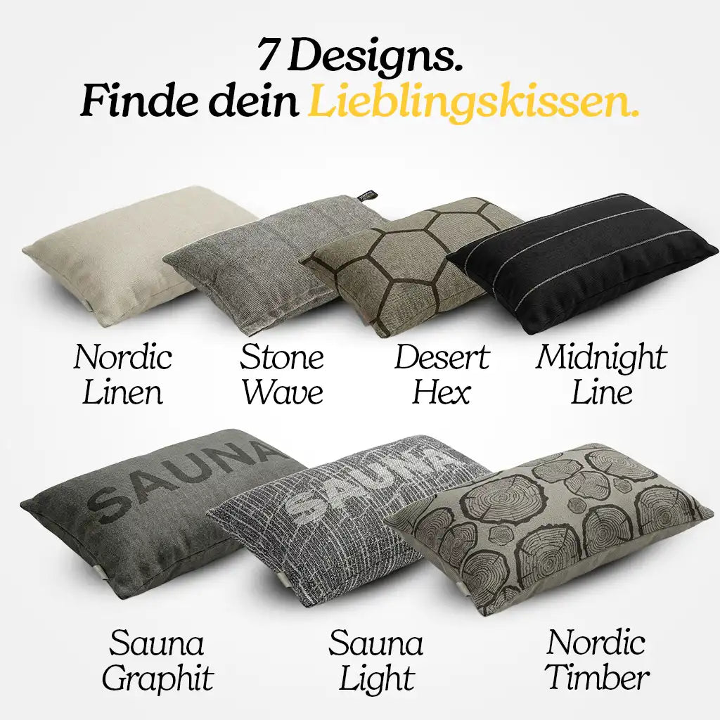 Sauna Kissen "Nordic Linen"