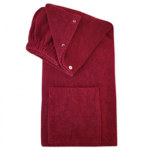 Damen Geschenkset - Saunatuch & Kilt - Bordeaux