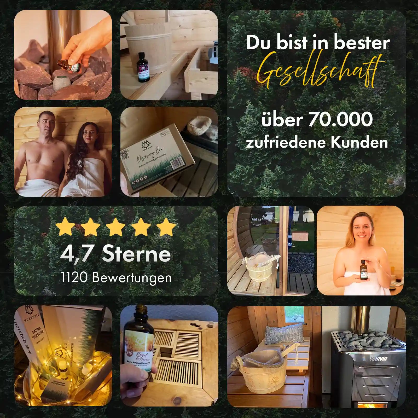 Bio-Sauna Aufguss #4 Waldliebe