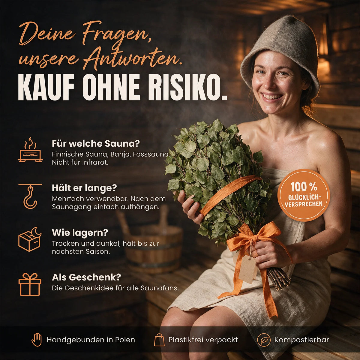Sauna Wenik als Geschenk mit 100 % Glücklich-Versprechen