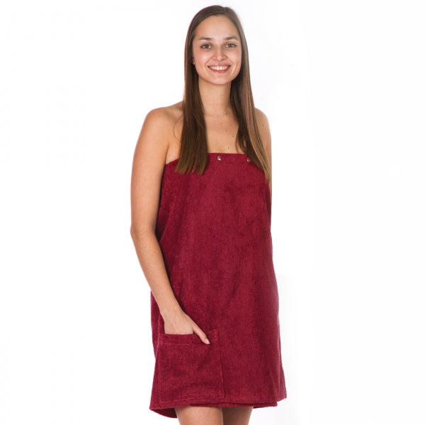 Damen Geschenkset - Saunatuch & Kilt - Bordeaux