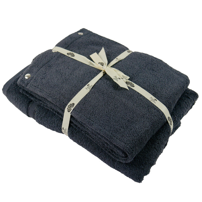 Herren Geschenkset - Saunatuch & Kilt - Anthrazit