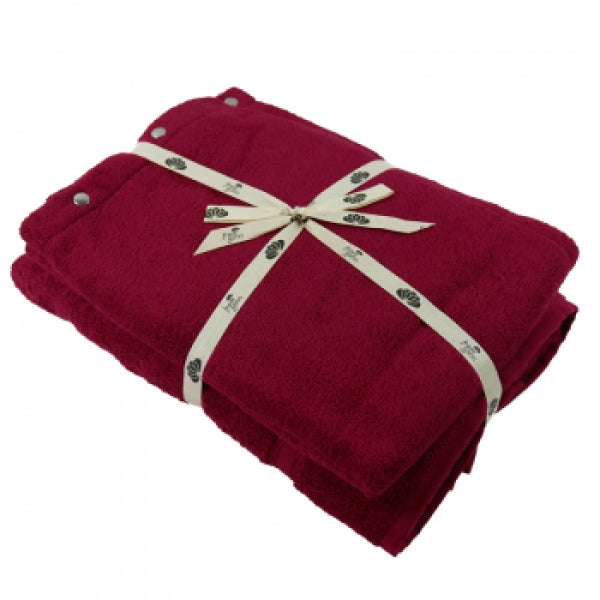 Damen Geschenkset - Saunatuch & Kilt - Bordeaux