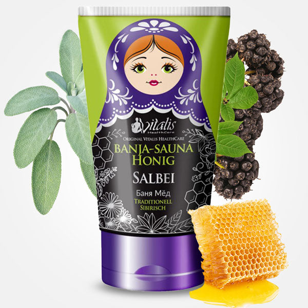 Saunahonig-Creme Peeling "Salbei"