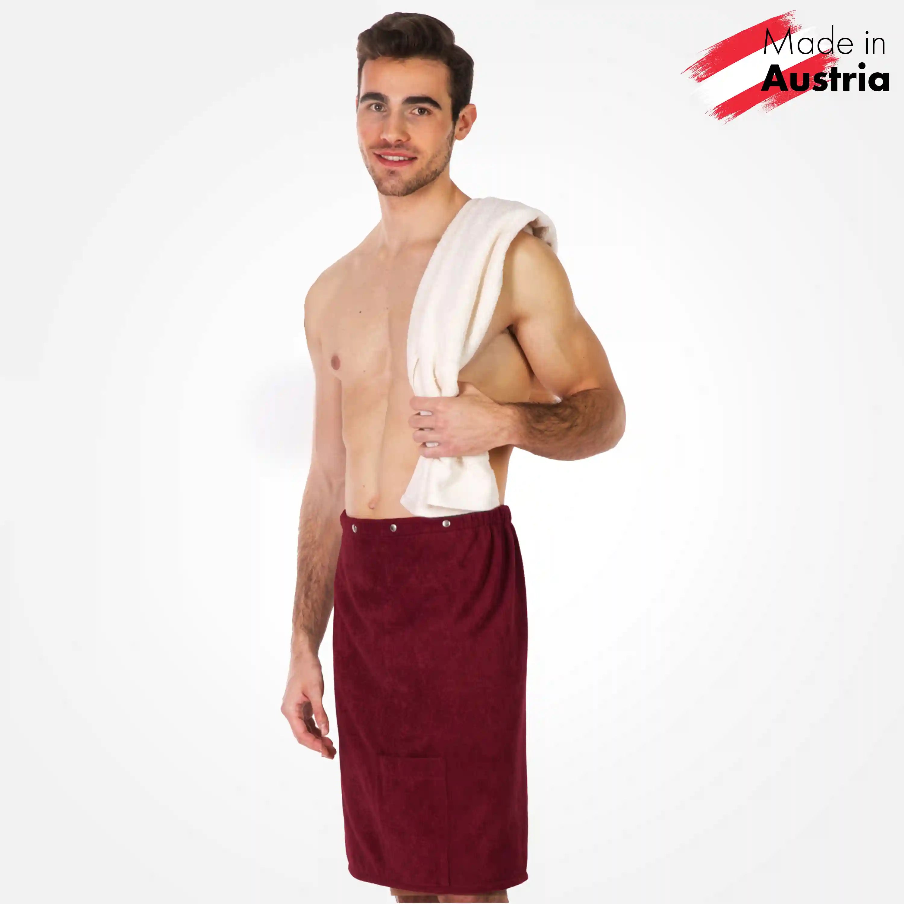 Saunakilt Herren - Bordeaux