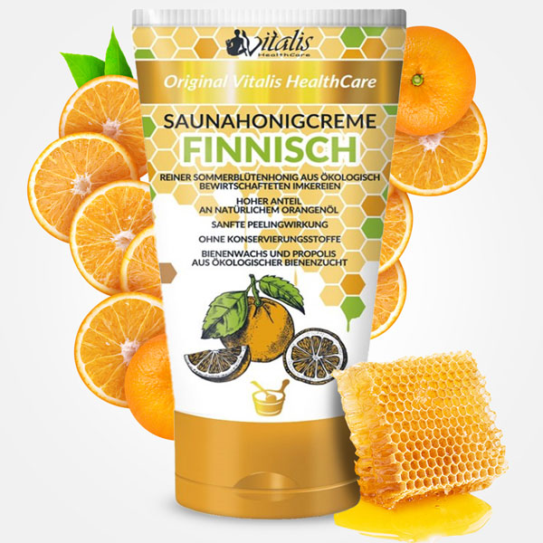 Saunahonig-Creme Peeling 8er Bundle