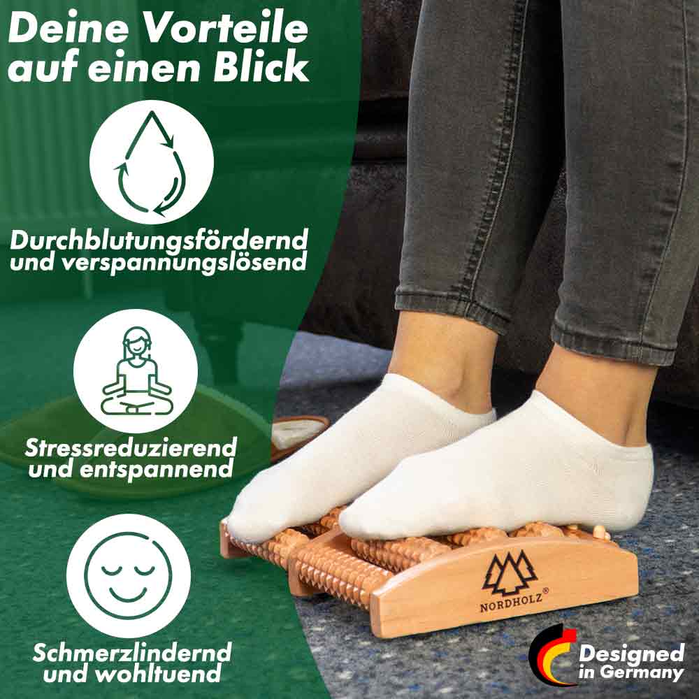 Ergonomischer Fußmassageroller