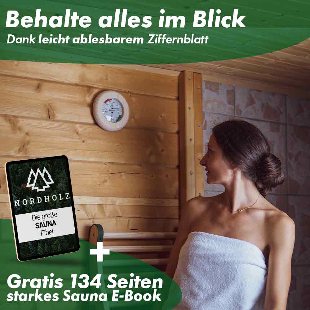 Sauna Thermo- & Hygrometer 2in1