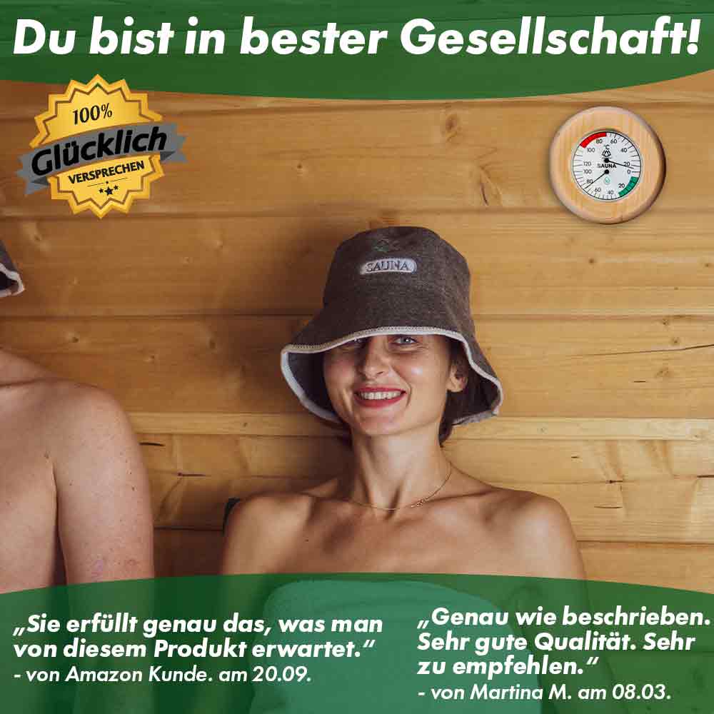 Sauna Thermo- & Hygrometer 2in1