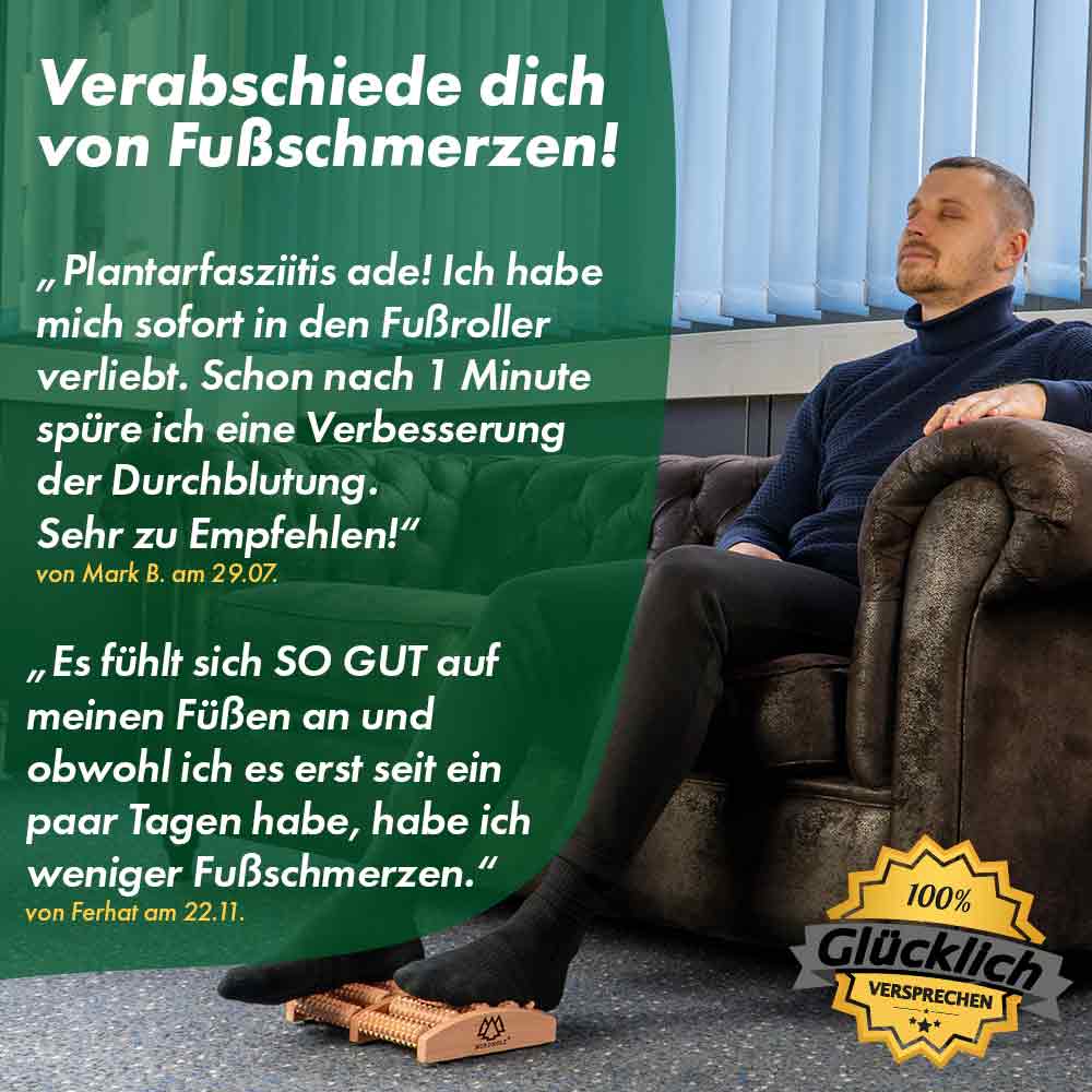 Ergonomischer Fußmassageroller