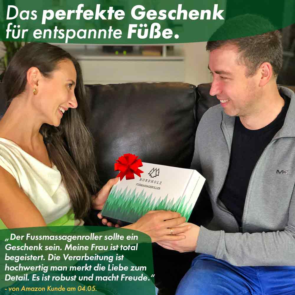 Ergonomischer Fußmassageroller
