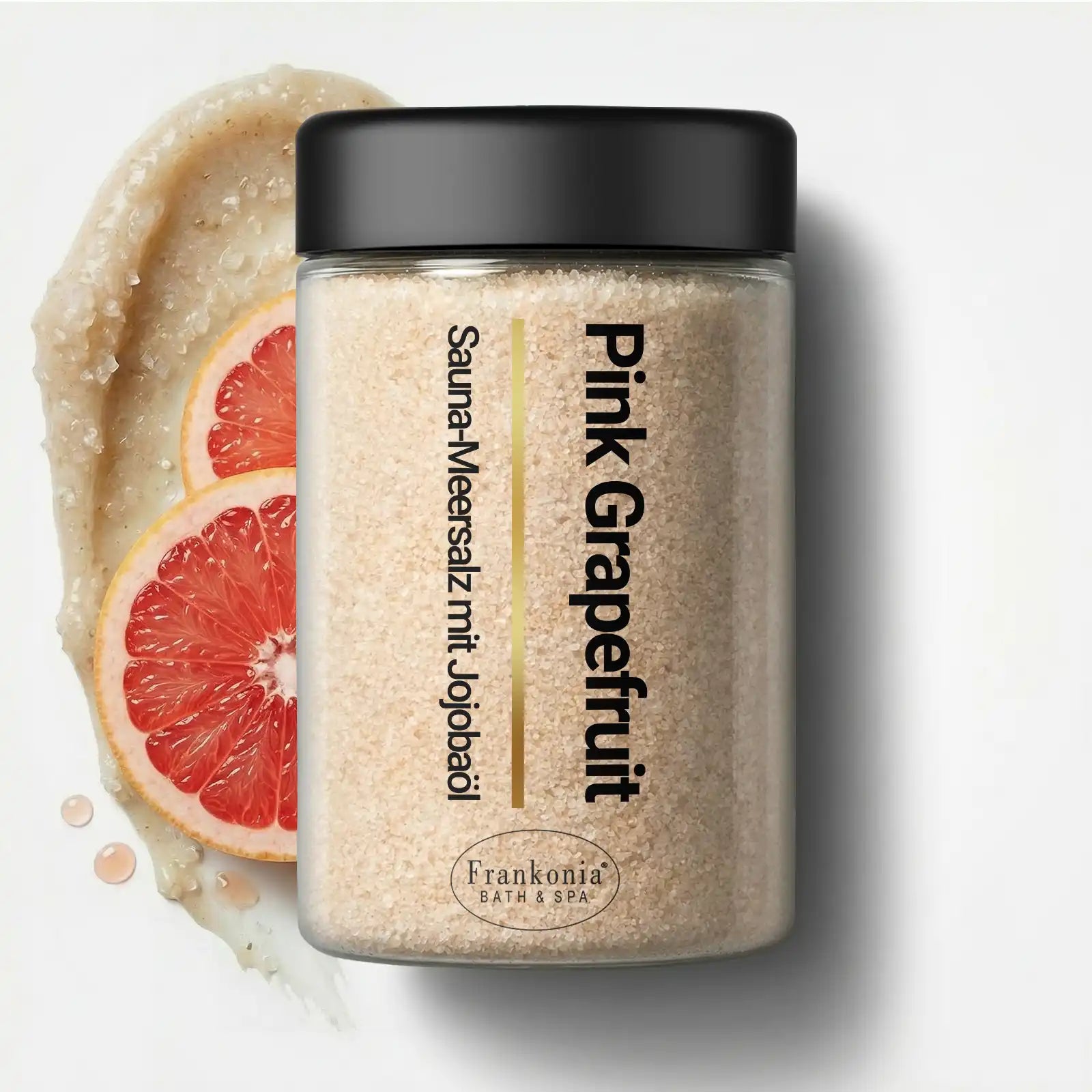 Premium Sauna Meersalz Peeling Pink Grapefruit