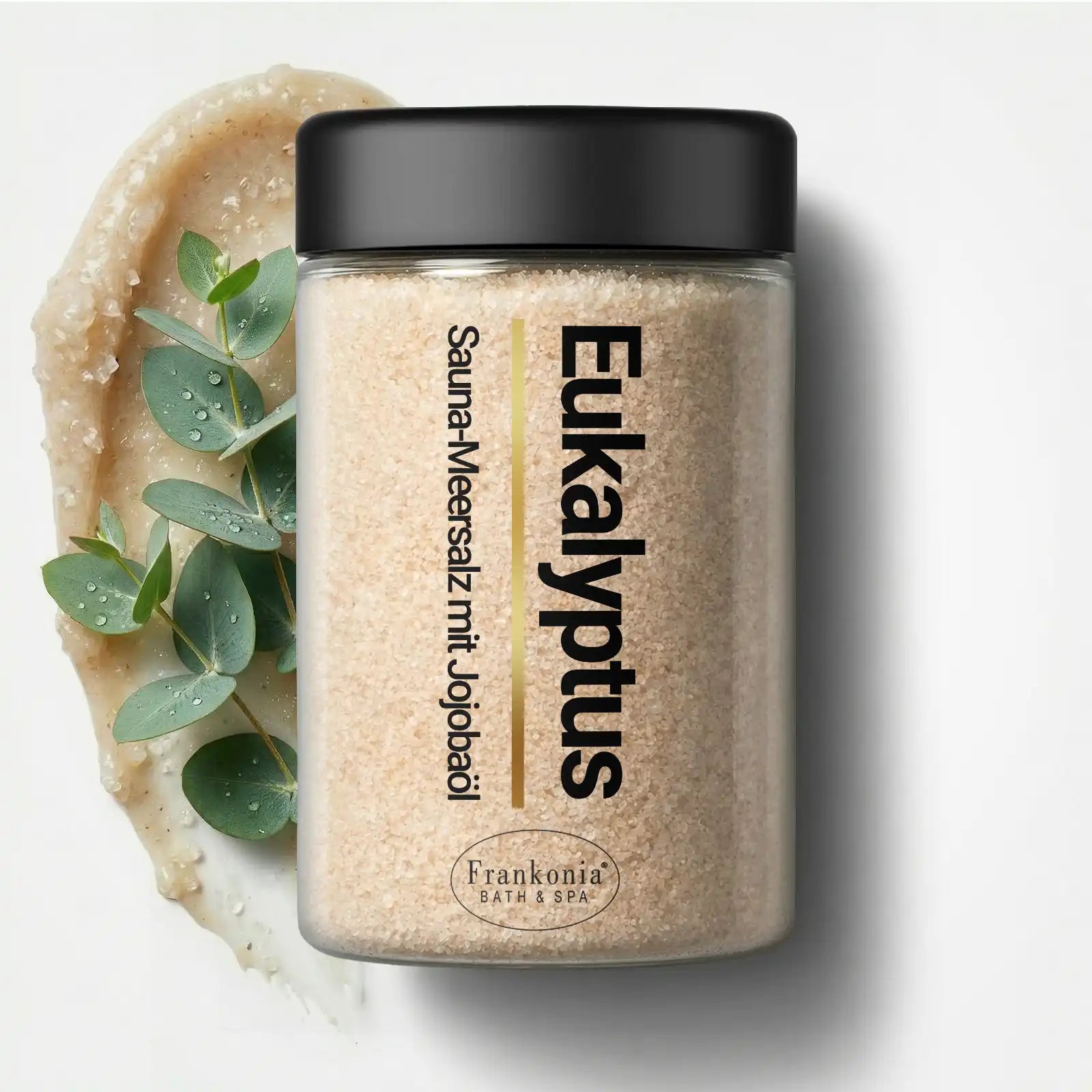 Premium Sauna Meersalz Peeling Eukalyptus