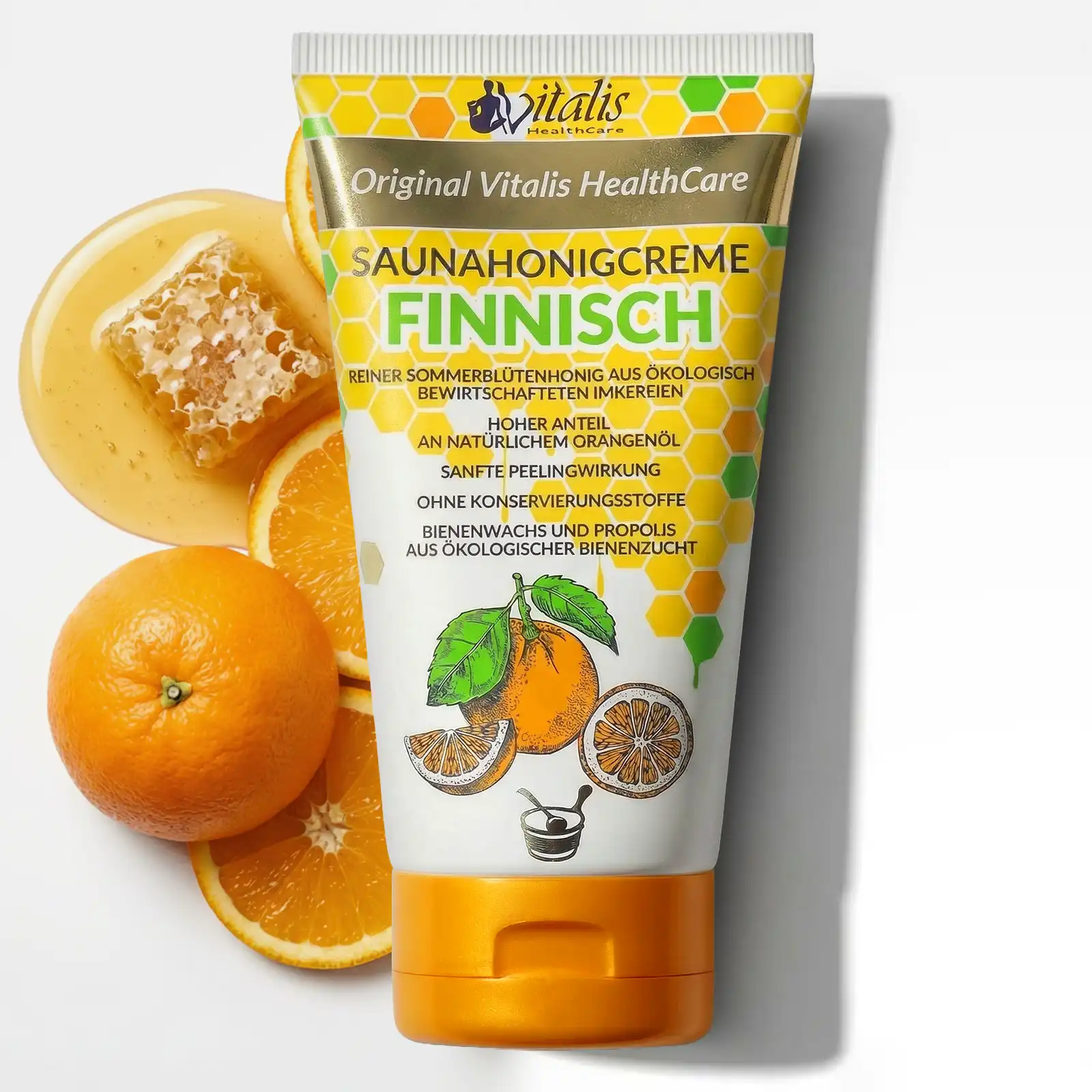Saunahonig-Creme Peeling "Finnisch"