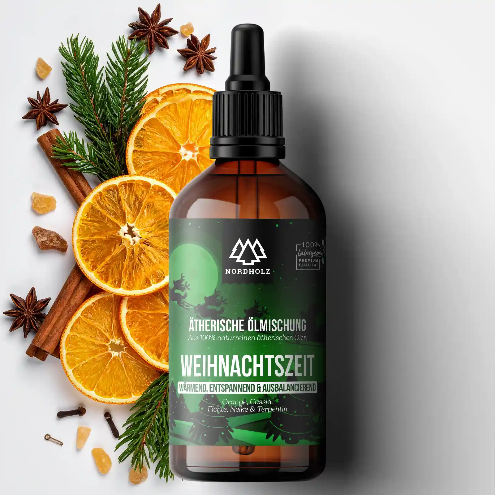 Ätherisches Öl Weihnachtszeit