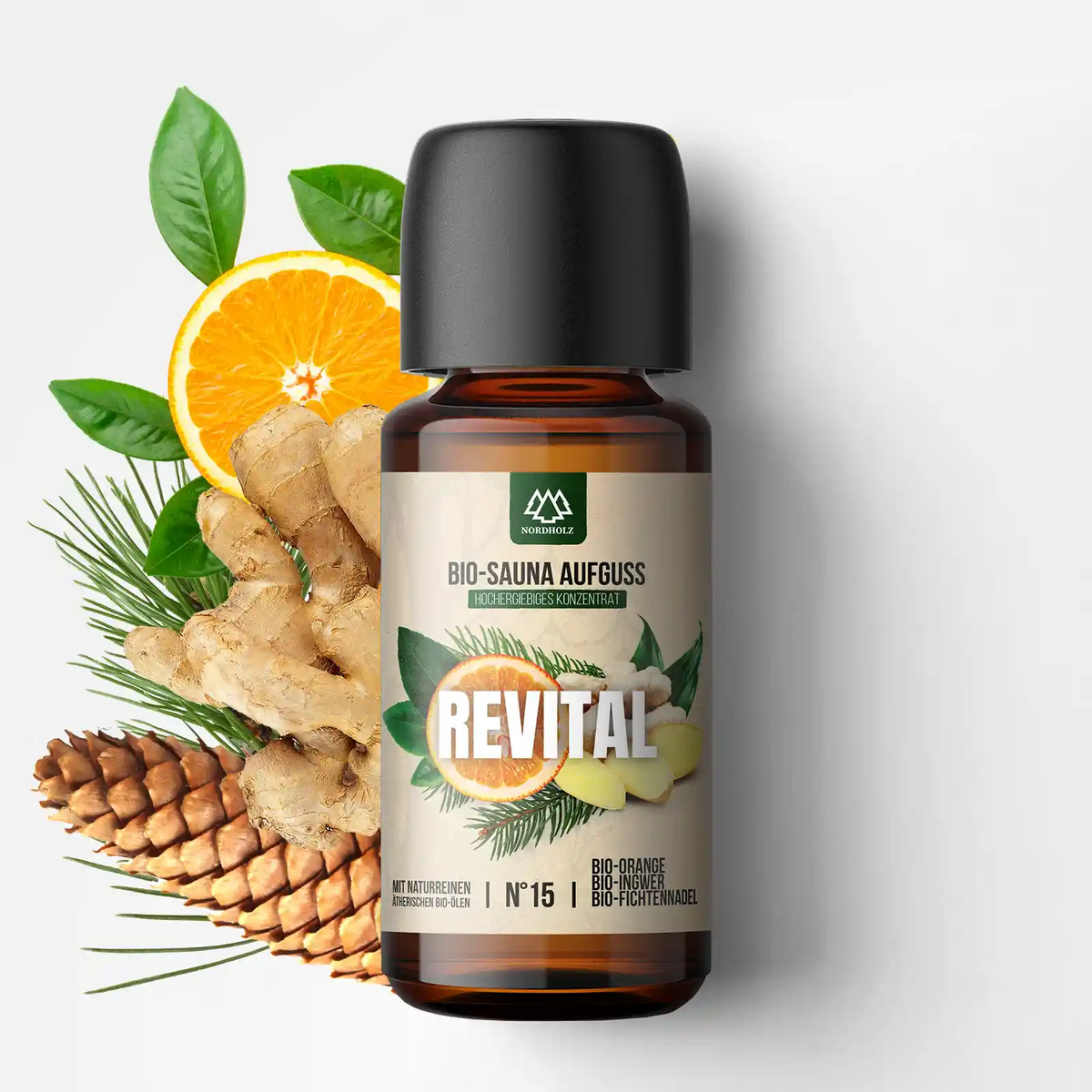 Bio-Sauna Aufguss #15 Revital 15 ml Probiergröße