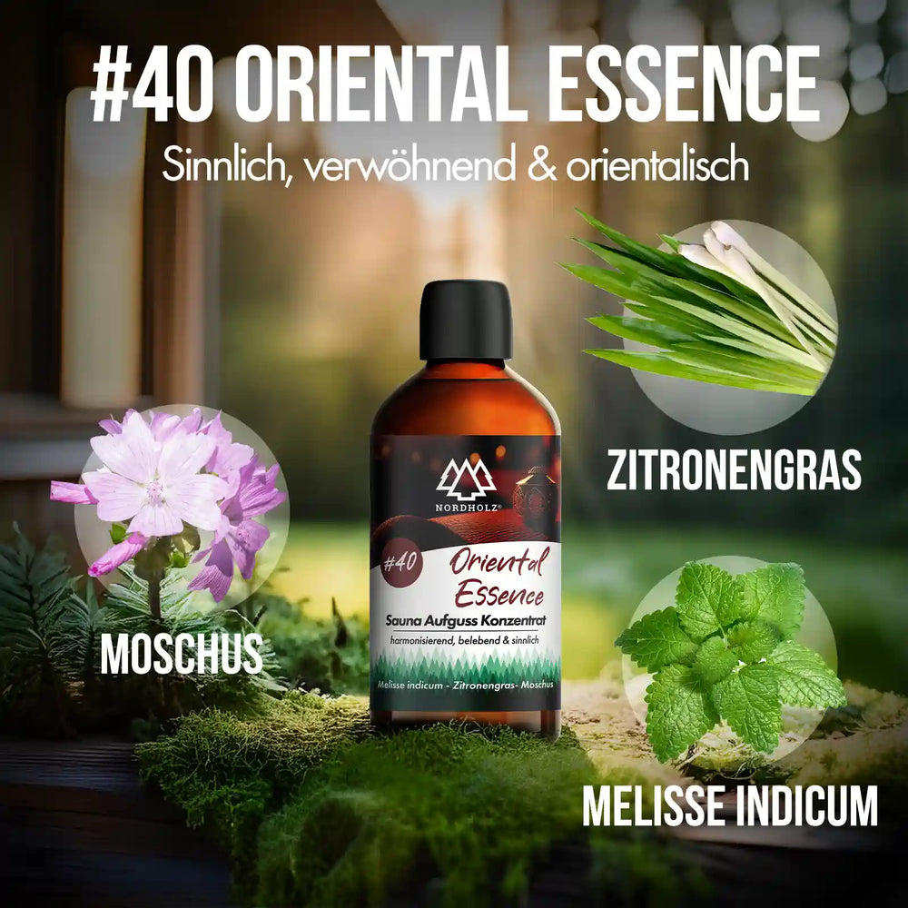 Sauna Aufguss Konzentrat Nr. 40 Oriental Essence Nordholz Saunazubehör