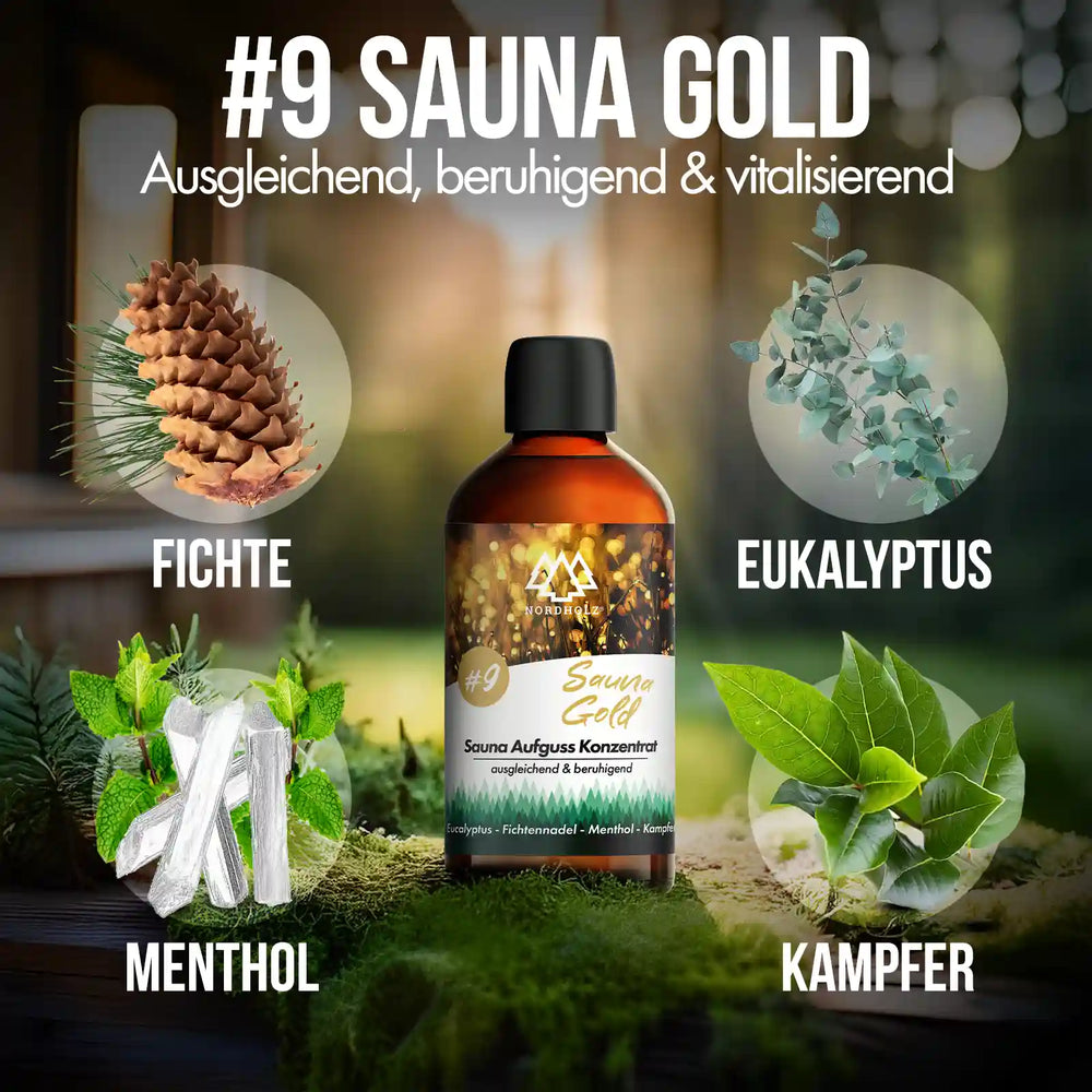 Sauna Aufguss Konzentrat Nr. 9 Sauna Gold Nordholz Saunazubehör
