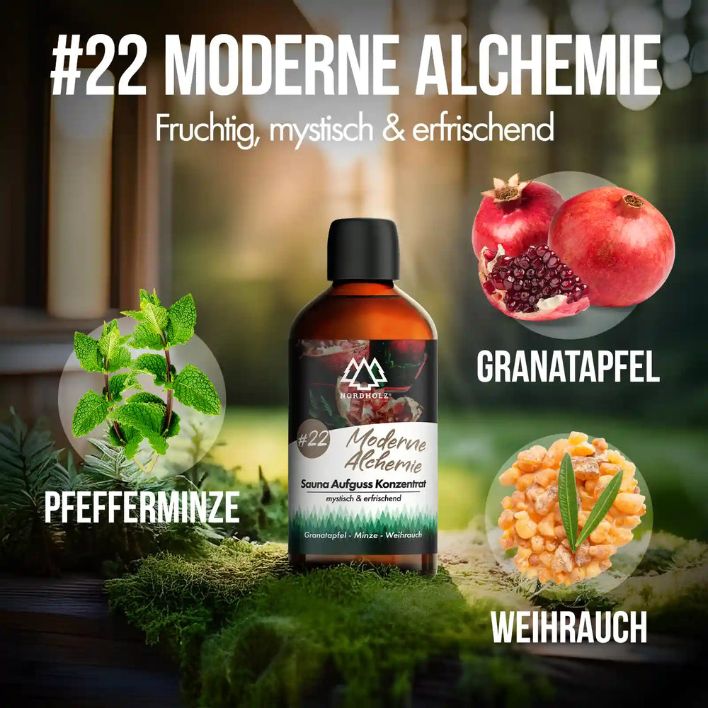 Sauna Aufguss Konzentrat Nr. 22 Moderne Alchemie Nordholz Saunazubehör