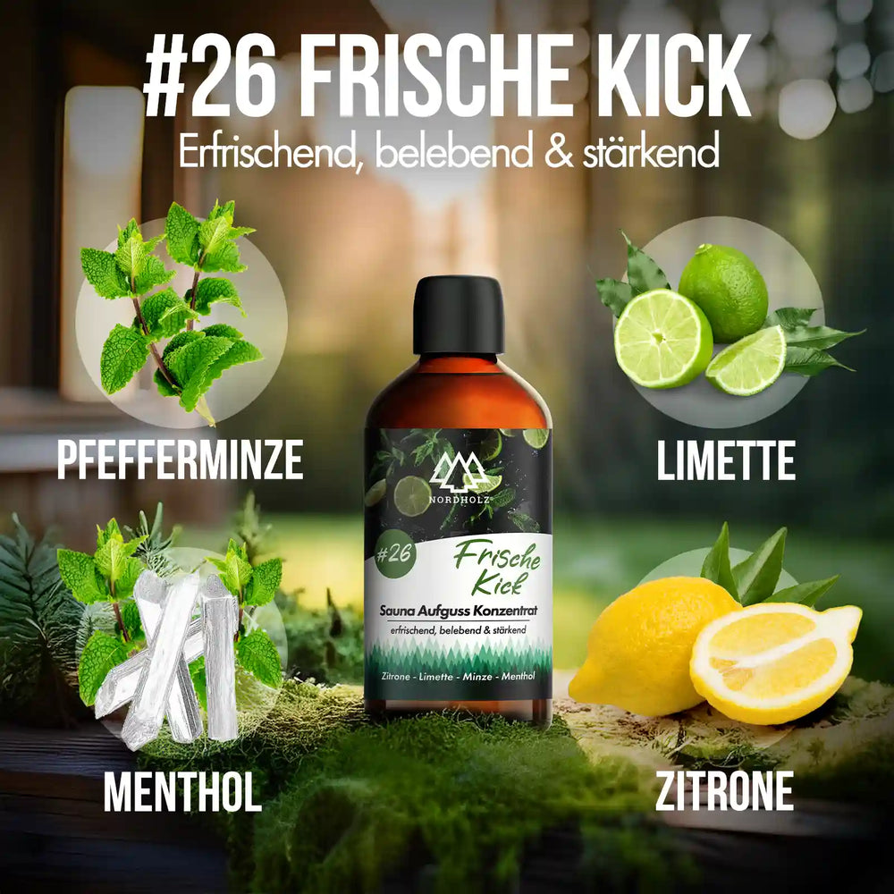 Sauna Aufguss Konzentrat Nr. 26 Frische Kick Nordholz Saunazubehör