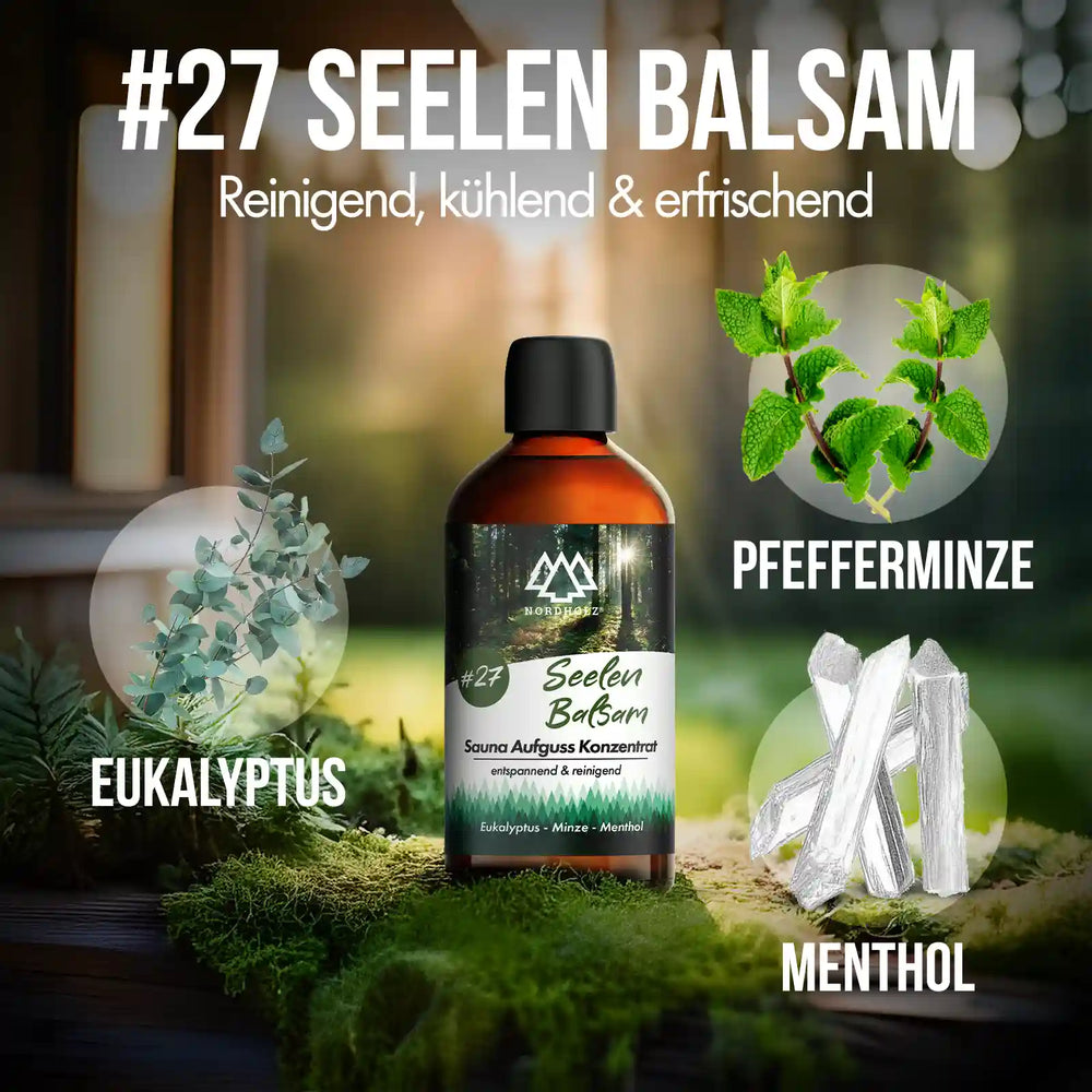 Sauna Aufguss Konzentrat Nr. 27 Seelen Balsam Nordholz Saunazubehör
