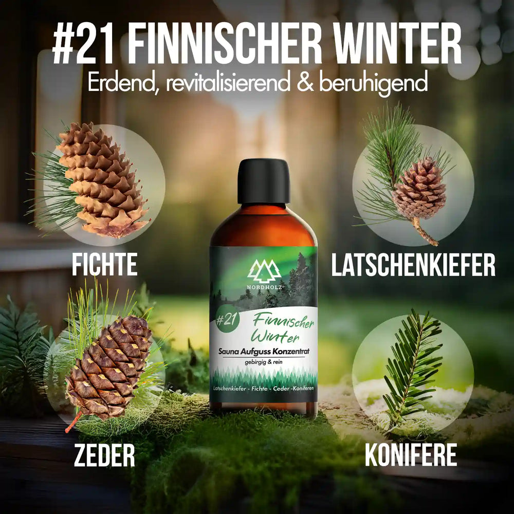 Sauna Aufguss Konzentrat Nr. 21 Finnischer Winter Nordholz Saunazubehör